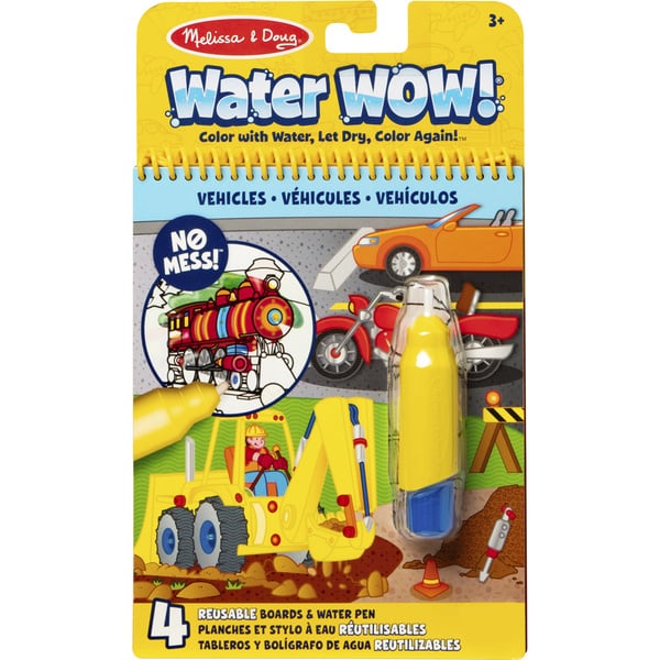 Melissa & Doug - Water WOW! Fahrzeuge, Malen