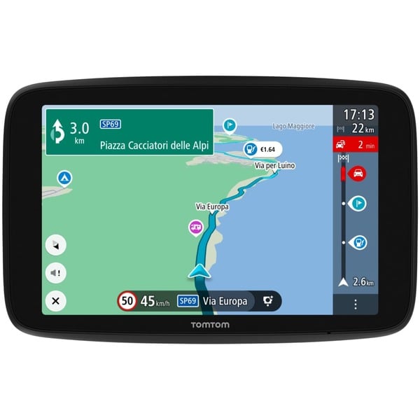 TomTom GO Camper Max, Navigationssystem schwarz, Welt, WLAN, Bluetooth