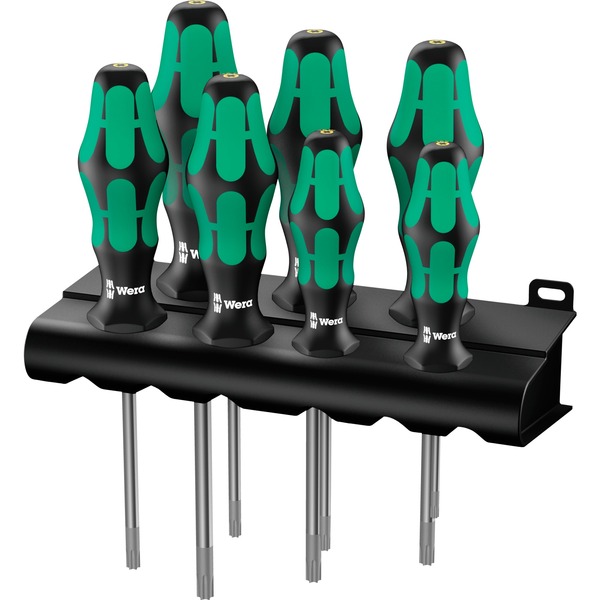 Wera 367/7 TORX HF Schraubendrehersatz Kraftform Plus + Rack 