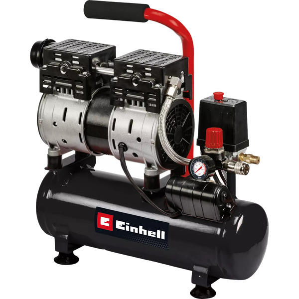 Einhell Kompressor TE-AC 6 Silent (rot/schwarz 550 Watt)