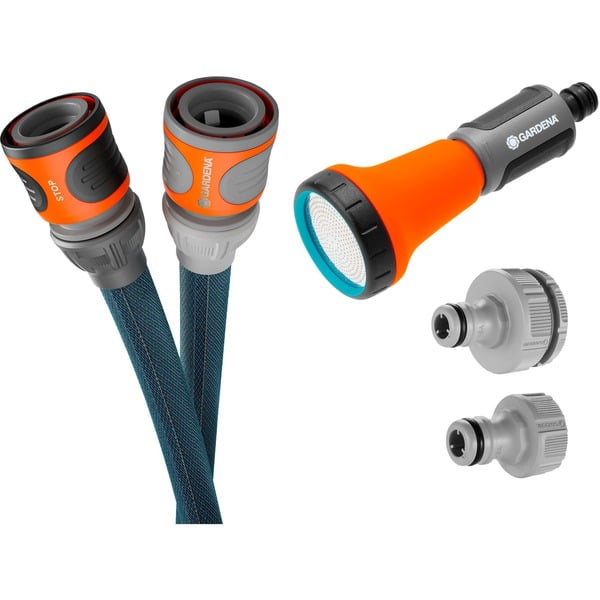 GARDENA Textilschlauch Liano Xtreme 1/2", 15 Meter Set dunkelgrau