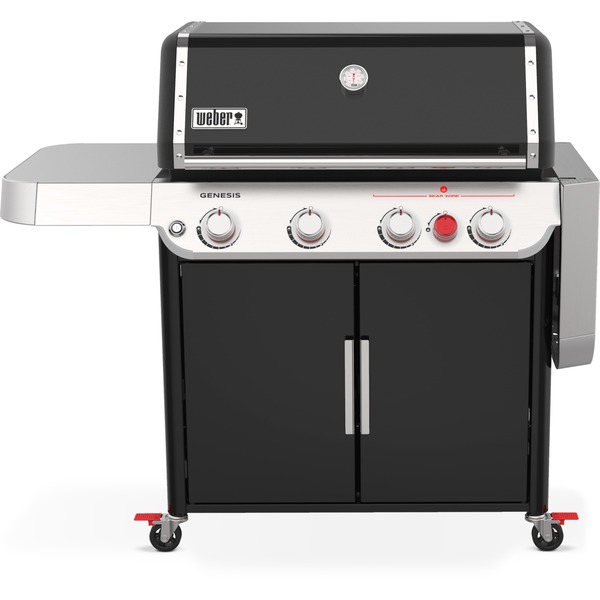 Weber Gasgrill Genesis E425s, Modell 2022 schwarz/edelstahl, mit