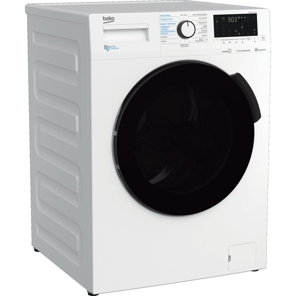 BEKO WDW85141Steam1 Waschtrockner (weiß/schwarz)