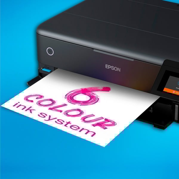 Epson EcoTank ET8550, Multifunktionsdrucker schwarz, USB, WLAN, Scan, Kopie