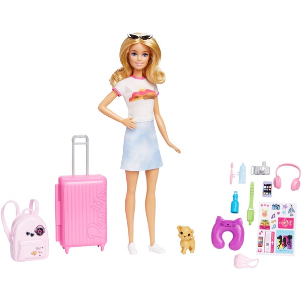 Mattel Barbie Travel Barbie Puppe