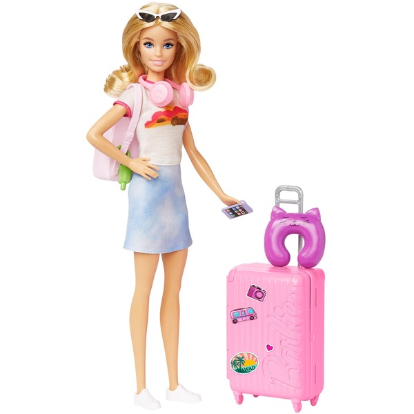 barbie travel puppe