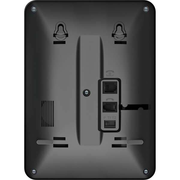 Gigaset Desk 400 bedrade telefoon, ruimte voor 10 verkorte nummers, herinnering, compatibel met gehoorapparaten, DTMF of pulsnummering, verstelbaar, zwart