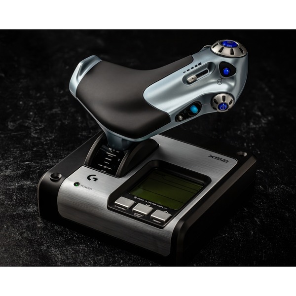 Logitech Gaming G Saitek X52 FLIGHT Control System, Hotas schwarz/silber