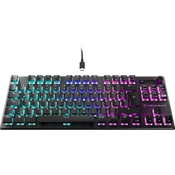 Turtle Beach Vulcan II Tastatur Gaming USB Deutsch Schwarz (TBK 1003 02 DE