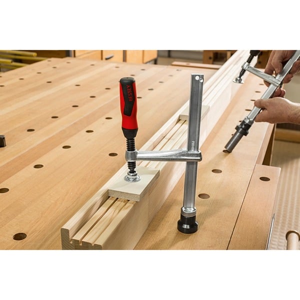 Bessey TWV16-20-15H Clamping Element – Variable Adjustable Throat Depth, 7.87" / 5.9" Capacity, For Precise Woodworking & Metalwork
