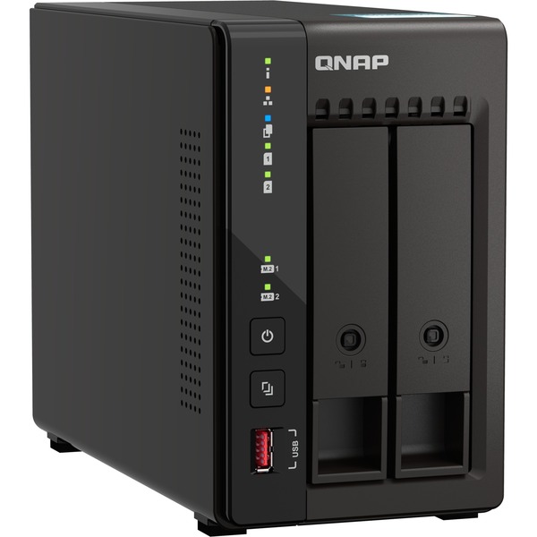 QNAP TS-253E-8G NAS (schwarz)