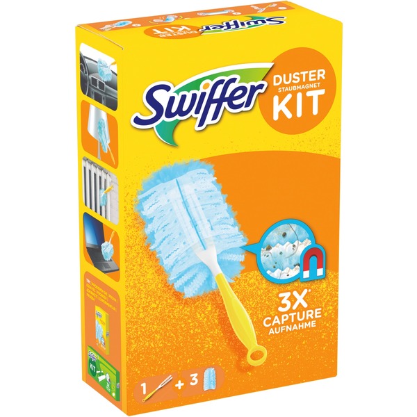 Swiffer Staubmagnet Starterset (Griff + 3 Tücher) Staubwischer (gelb) Swiffer Staubmagnet Starterset (Griff + 3 Tücher) Staubwischer (gelb)