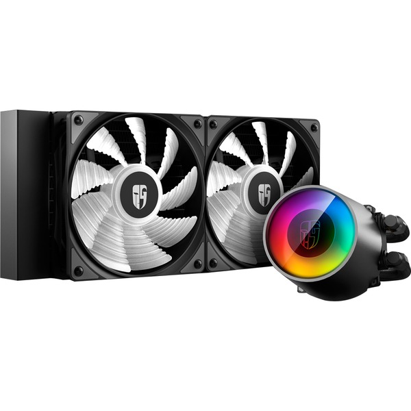 DeepCool Castle 240 RGB V2 240mm, Wasserkühlung schwarz