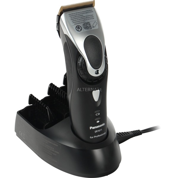 Panasonic ER1611, Haarschneider schwarz/silber