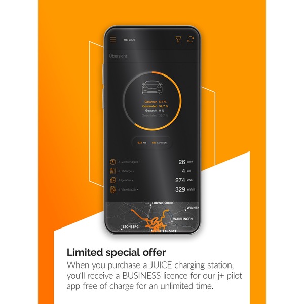 Juice Technology JUICE CHARGER me 3 mit MID, Wallbox anthrazit/schwarz