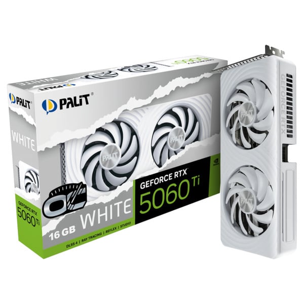 GeForce RTX 5060 Ti OC WHITE 16GB, Grafikkarte