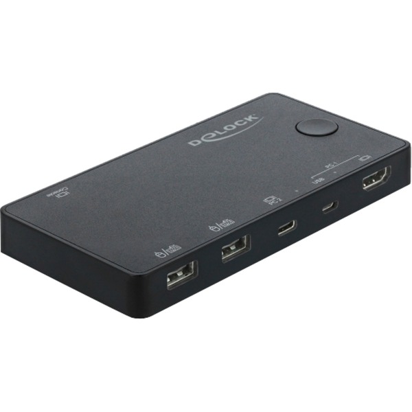 DeLOCK HDMI / USBC™ KVM Switch 4K 60 Hz mit USB 2.0, KVMSwitch