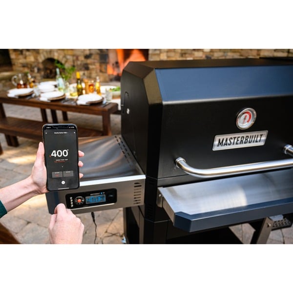 Masterbuilt Holzkohlegrill + Smoker Gravity FED 1050 schwarz Outlet