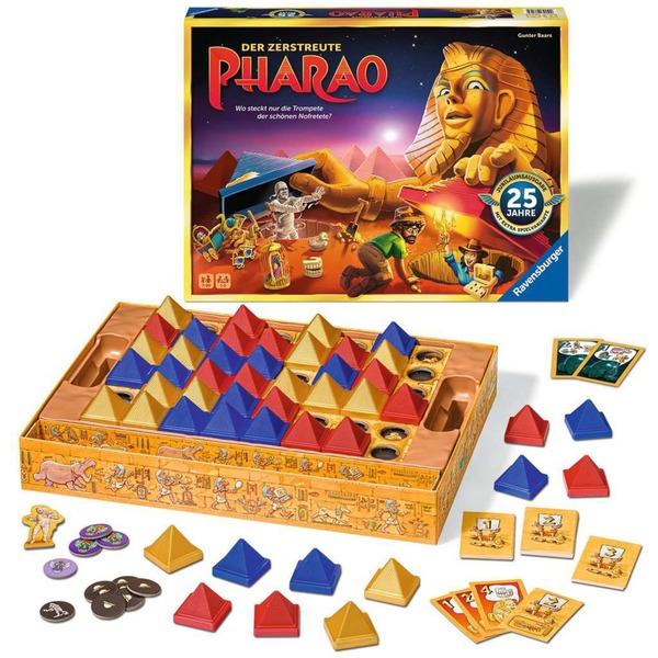 Brettspiel Aus Der Antike 5 Buchstaben Ravensburger Der zerstreute Pharao - 25 Jahre Jubiläumsausgabe, Brettspiel