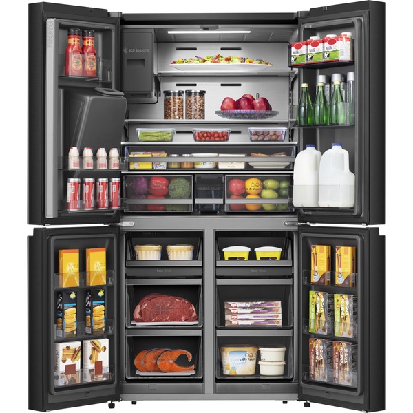 Hisense RQ760N4BFF, French Door schwarz