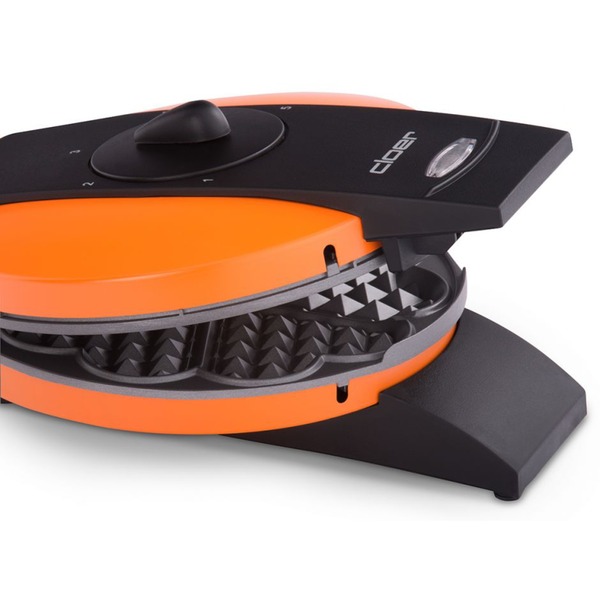 Cloer Waffeleisen 1627-15 orange/schwarz, 930 Watt