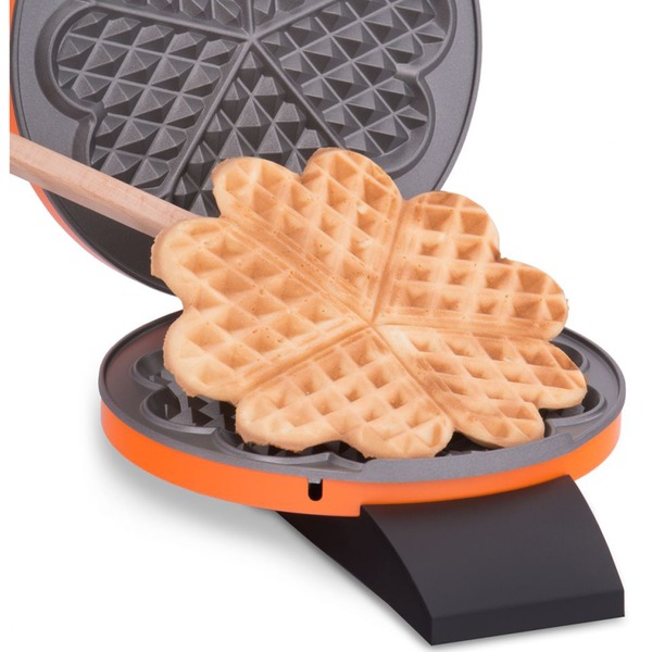 Cloer Waffeleisen 1627-15 orange/schwarz, 930 Watt