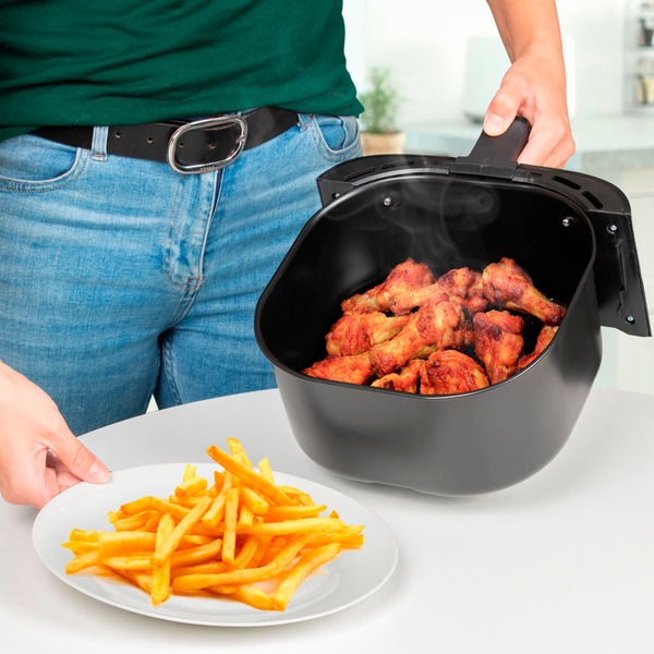 ProfiCook PC-FR 1239 H, Heißluftfritteuse edelstahl/schwarz
