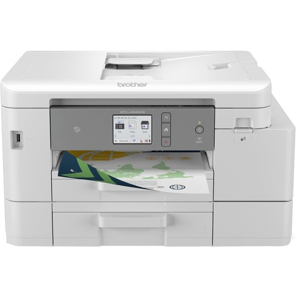 Brother MFCJ4540DW, Multifunktionsdrucker grau, USB, LAN, WLAN, Scan