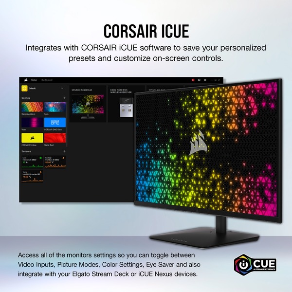 Corsair Xeneon 32QHD240, Gaming-Monitor 81 cm(32 Zoll), schwarz, QHD ...