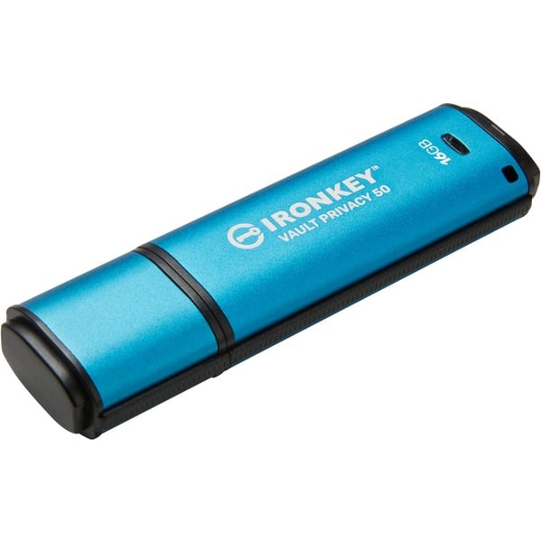 Kingston IronKey Vault Privacy 50 16 GB USB-Stick (hellblau/schwarz USB-A 3.2 Gen 1) Kingston IronKey Vault Privacy 50 16 GB USB-Stick (hellblau/schwarz USB-A 3.2 Gen 1)