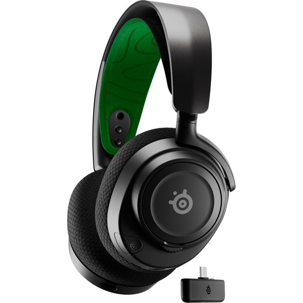 SteelSeries Arctis Nova 7X, GamingHeadset schwarz/grün, USBC, Bluetooth