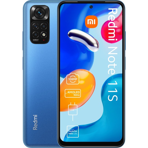 Xiaomi Redmi Note 11S 64GB Handy (Horizon Blue Android 11 Dual SIM)
