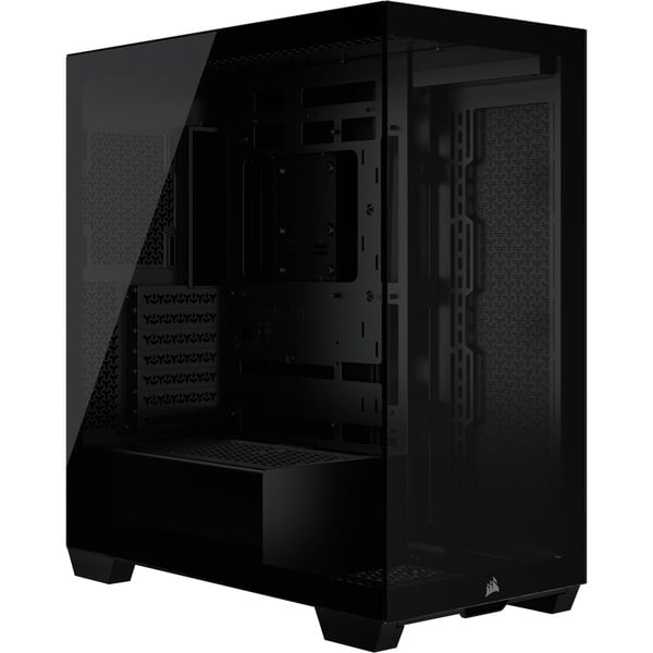 Corsair 3500X, Tower-Gehäuse schwarz, Tempered Glass 