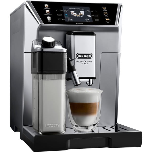De'longhi Kaffeevollautomat Primadonna Class Ecam 550.85.ms Silber DeLonghi PrimaDonna Class ECAM 550.85.MS, Vollautomat silber/schwarz