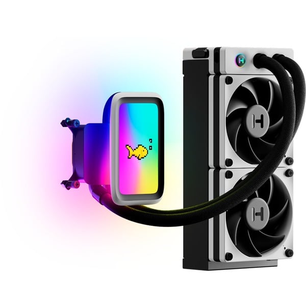 Lohnt Sich Eine Aio Wasserkühlung HYTE Q60 THICC 240mm AIO, Wasserkühlung schwarz/weiß Outlet