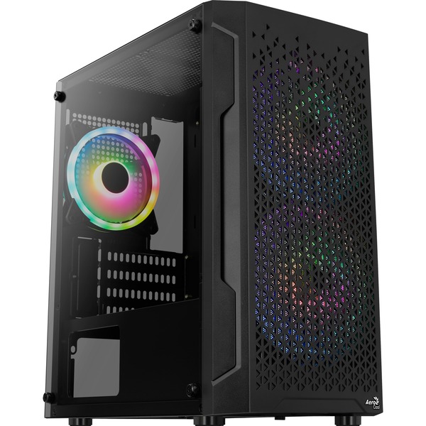 Aerocool Trinity Mini-G-BK-v3, Tower-Gehäuse schwarz