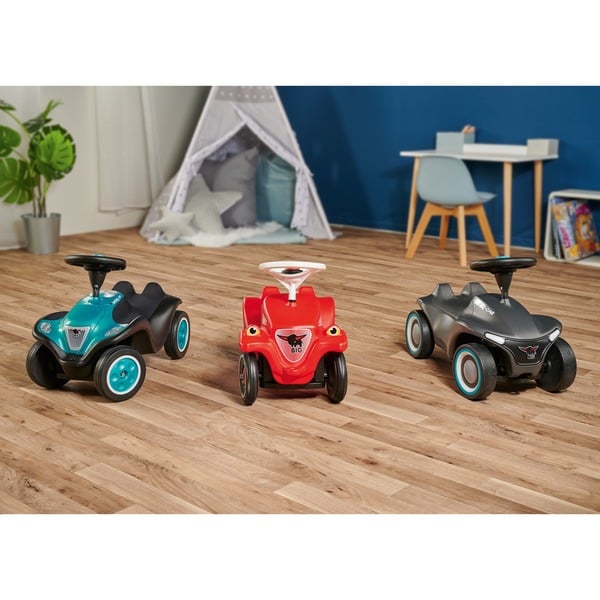 BIG BobbyCar NEXT Turquoise, Rutscher schwarz/türkis BIG BobbyCar NEXT Turquoise, Rutscher schwarz/türkis