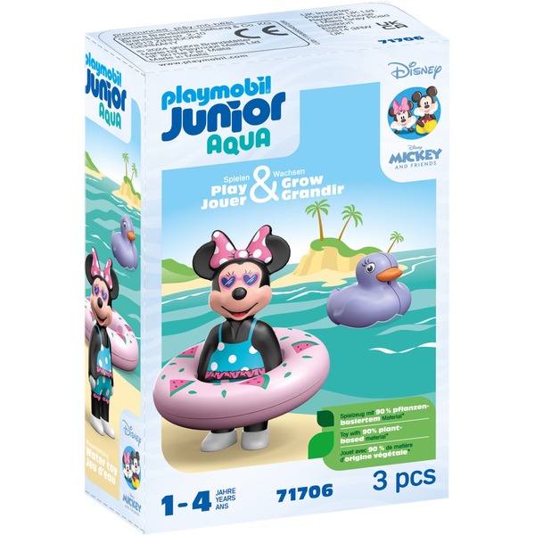 PLAYMOBIL 71706 Junior Aqua & Disney: Minnies Strandausflug 