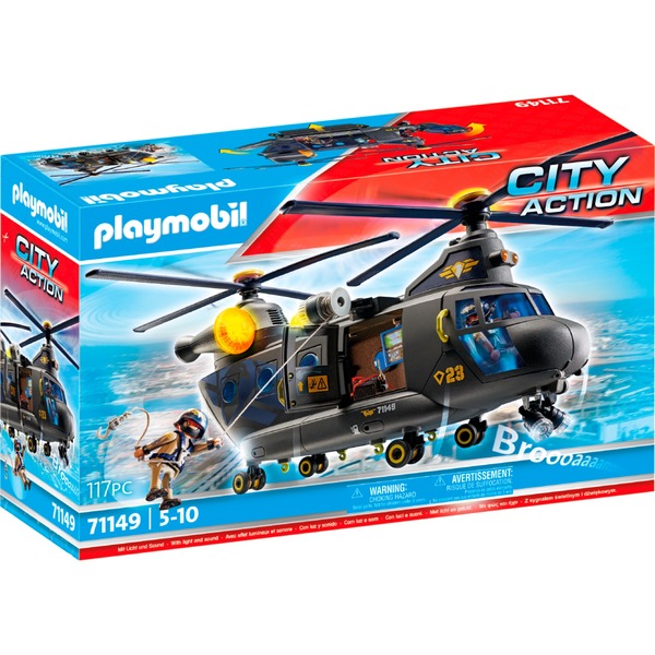 PLAYMOBIL 71149 City Action SWAT-Rettungshelikopter Konstruktionsspielzeug PLAYMOBIL 71149 City Action SWAT-Rettungshelikopter Konstruktionsspielzeug