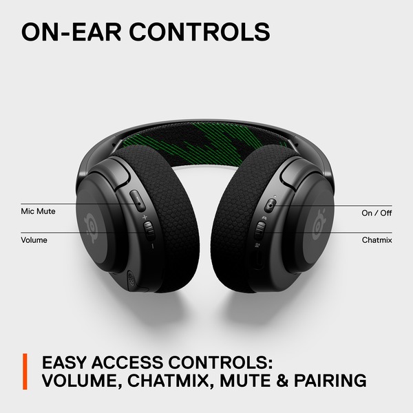 SteelSeries Arctis Nova 4X, GamingHeadset schwarz/grau, 2,4 GHz