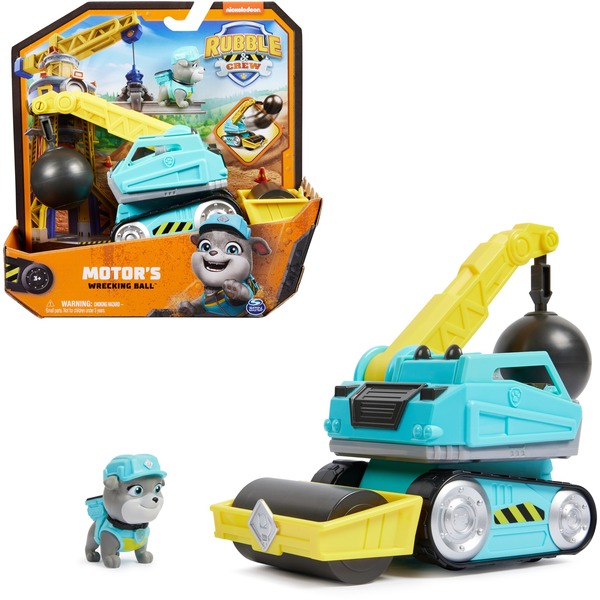 Spin Master Rubble & Crew - Abrissbirnen-Baufahrzeug mit Motor 