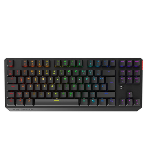 SPC Gear GK630K Tournament Kailh Red RGB, Gaming-Tastatur schwarz