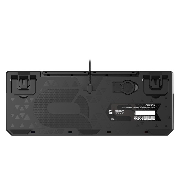 SPC Gear GK630K Tournament Kailh Red RGB, Gaming-Tastatur schwarz