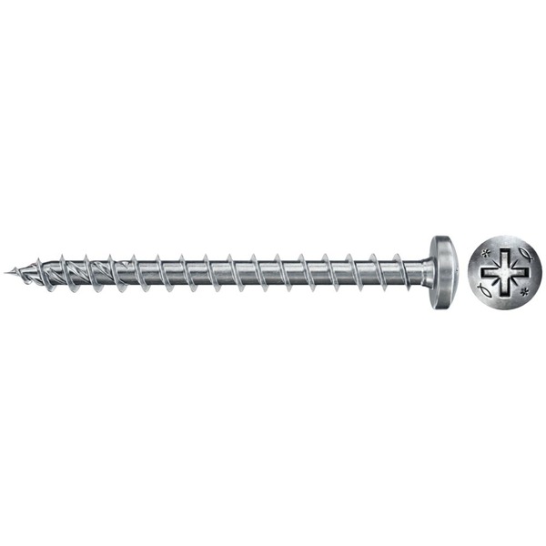 fischer Spanplattenschraube PowerFast II 4 0x16 Pan Head PZ (200 Stück Vollgewinde verzinkt) fischer Spanplattenschraube PowerFast II 4 0x16 Pan Head PZ (200 Stück Vollgewinde verzinkt)