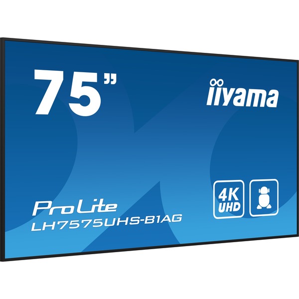 iiyama ProLite LH7575UHS-B1AG, Public Display schwarz (matt  