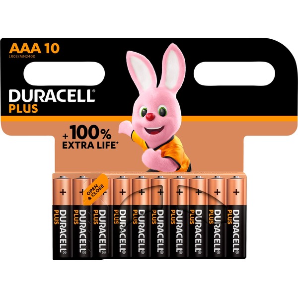 Duracell Plus Batterie AAA Micro 1 5V (10 Stück)