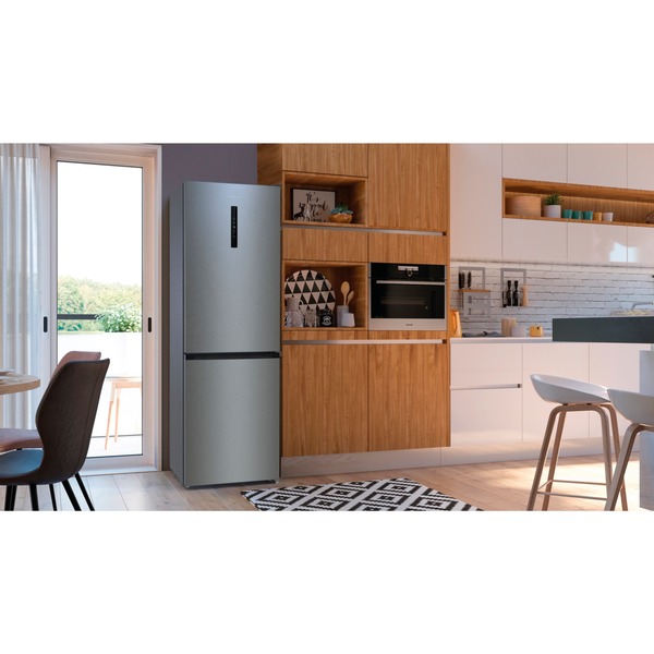 gorenje NRK6202AXL4, Kühl-/Gefrierkombination grau