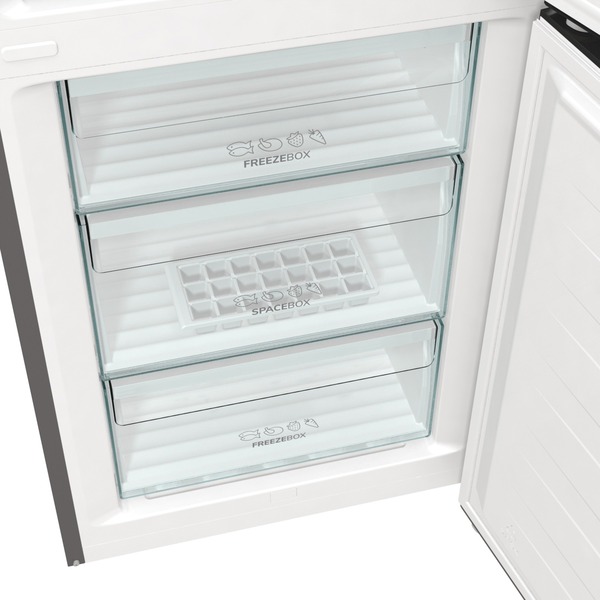 gorenje NRK6202AXL4, Kühl-/Gefrierkombination grau