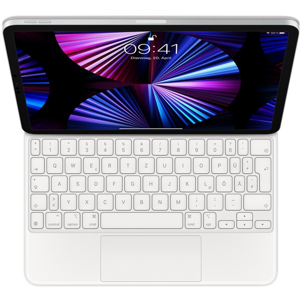 Apple Magic Keyboard Fur 11 Ipad Pro 3 Generation Und Ipad Air 4 Generation Tastatur Weiss