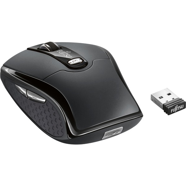 Fujitsu Wireless Notebook Mouse WI660, Maus schwarz